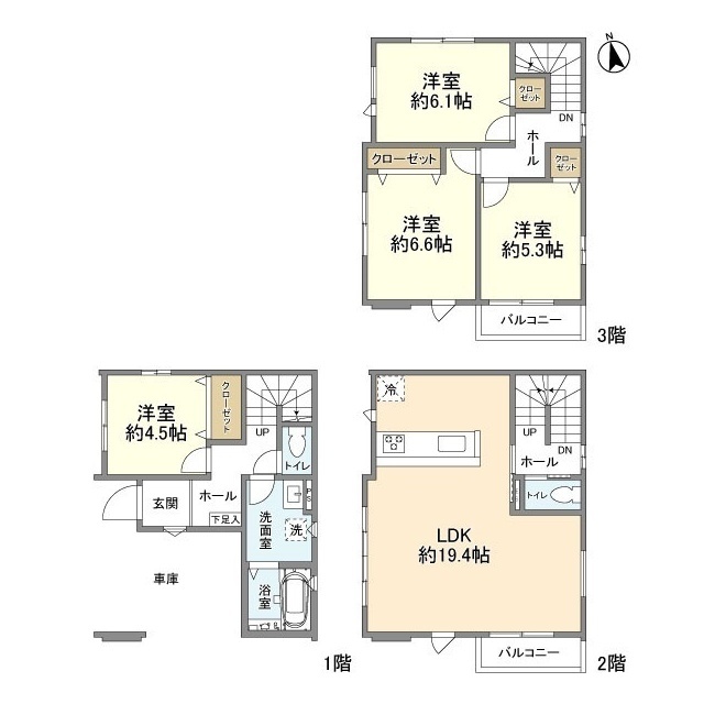 Kolet鳩ケ谷#07の間取り