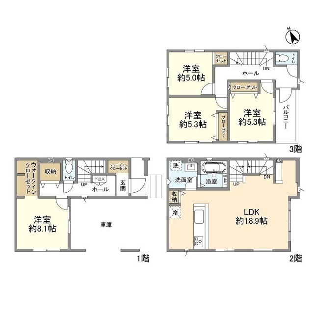 Kolet鳩ケ谷#04の間取り
