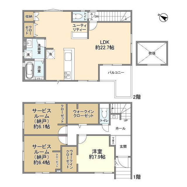 Kolet見沼南中野#14の間取り