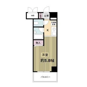 クレール東天満の間取り