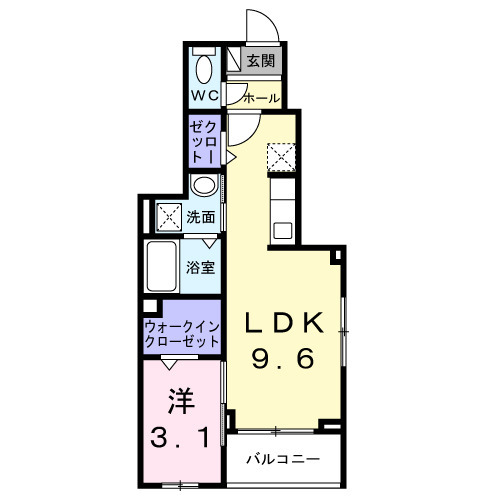 リガーレ シダミの間取り