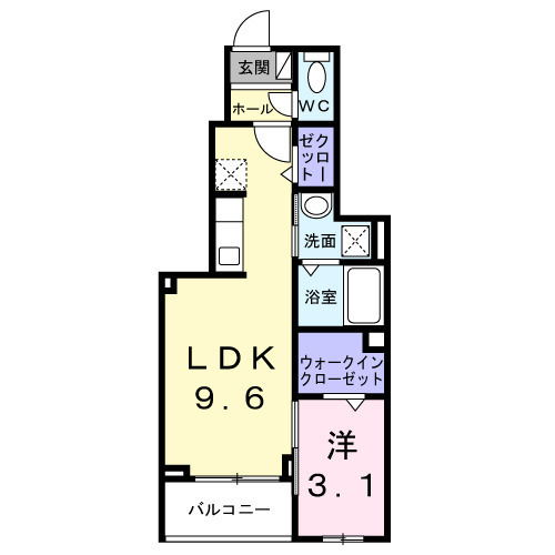 リガーレ シダミの間取り