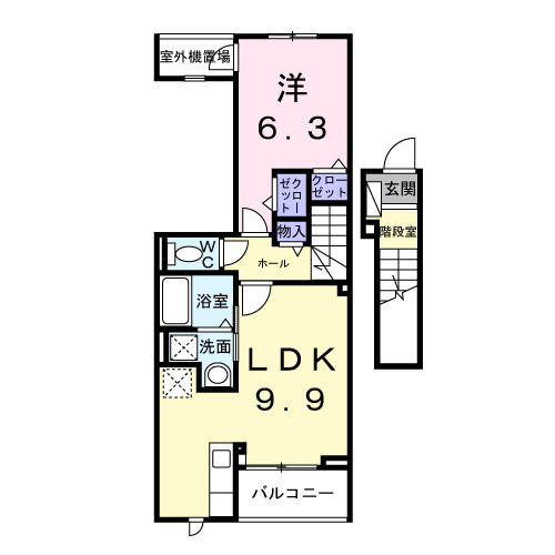 リガーレ シダミの間取り