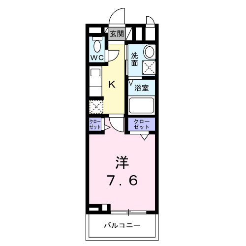 グラン・ボヌール・02020号室の間取り