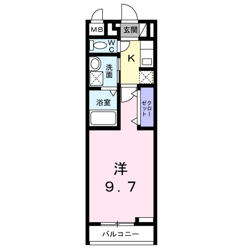 グラン・ボヌール・03030号室の間取り