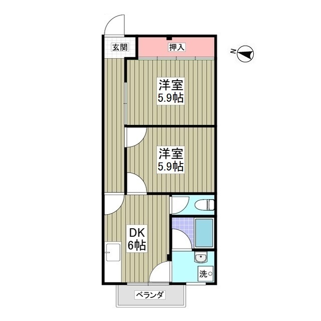 セントラルメゾン茂原の間取り