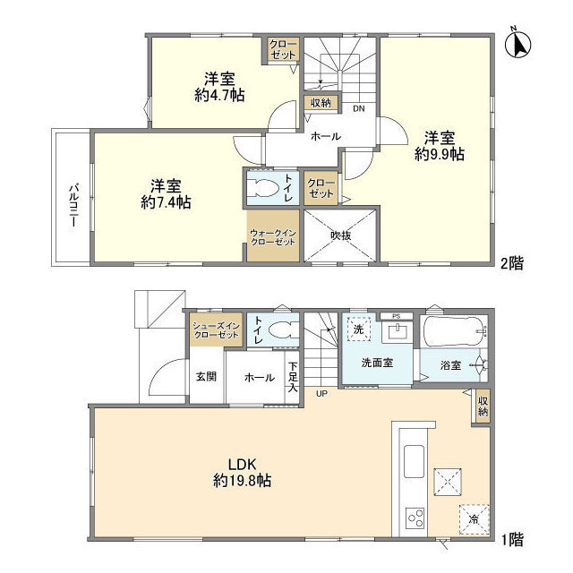 Kolet都賀#04の間取り