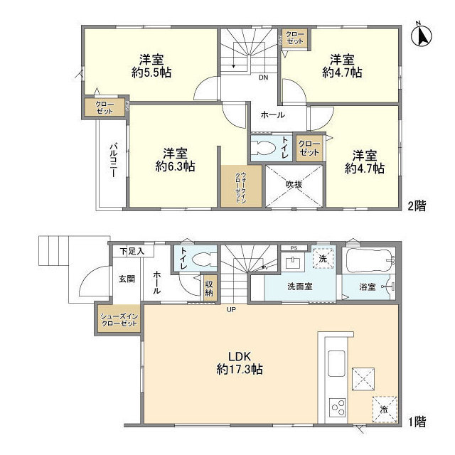 Kolet都賀#03の間取り