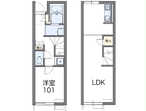 レオネクストあんなばんⅡの間取り