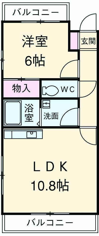 ピエデルモンテ香貫の間取り