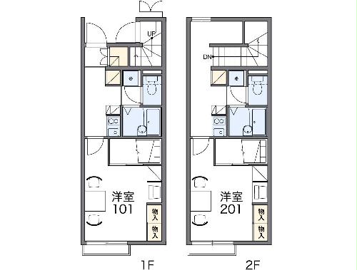レオパレスサードの間取り