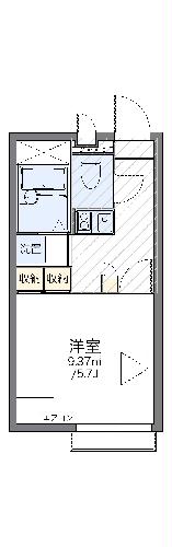 レオパレスアーチみなみ野の間取り