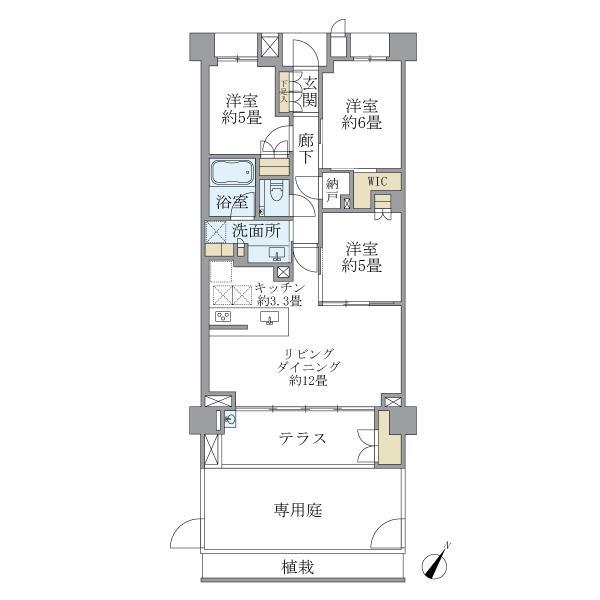 Ｂｒｉｌｌｉａ鷺沼の間取り