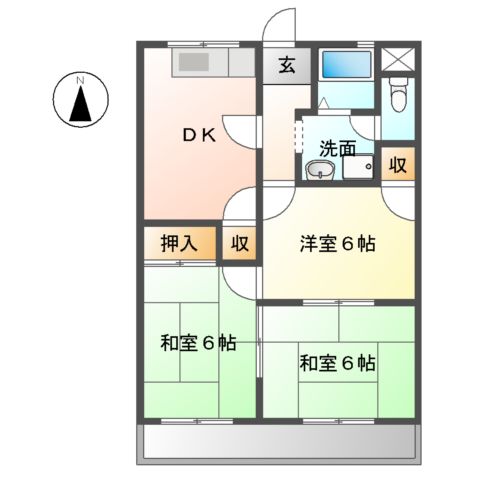 ヴィラロイヤルの間取り