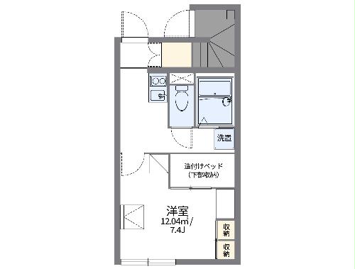 レオパレスエスピナカⅡの間取り