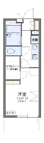 レオパレス辻町の間取り