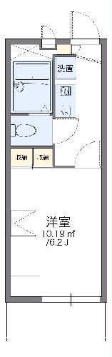 レオパレスミストラル千里の間取り