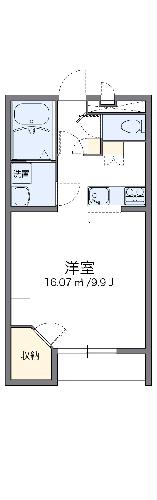 レオパレスキャッスルの間取り