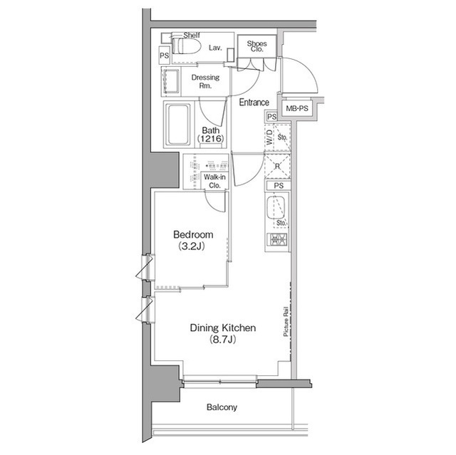 ザ・パークハビオ西横浜の間取り