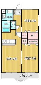 アーリア中一の沢の間取り