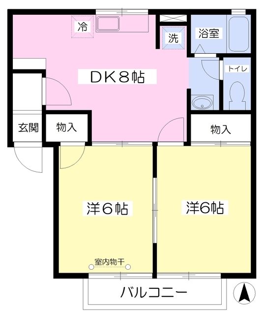 パティーレAの間取り