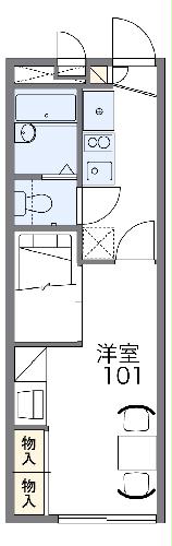 レオパレス根方の間取り