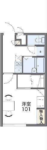 レオパレスベルシャトレ富士宮の間取り