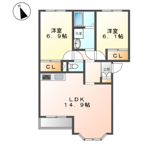 アルファの間取り