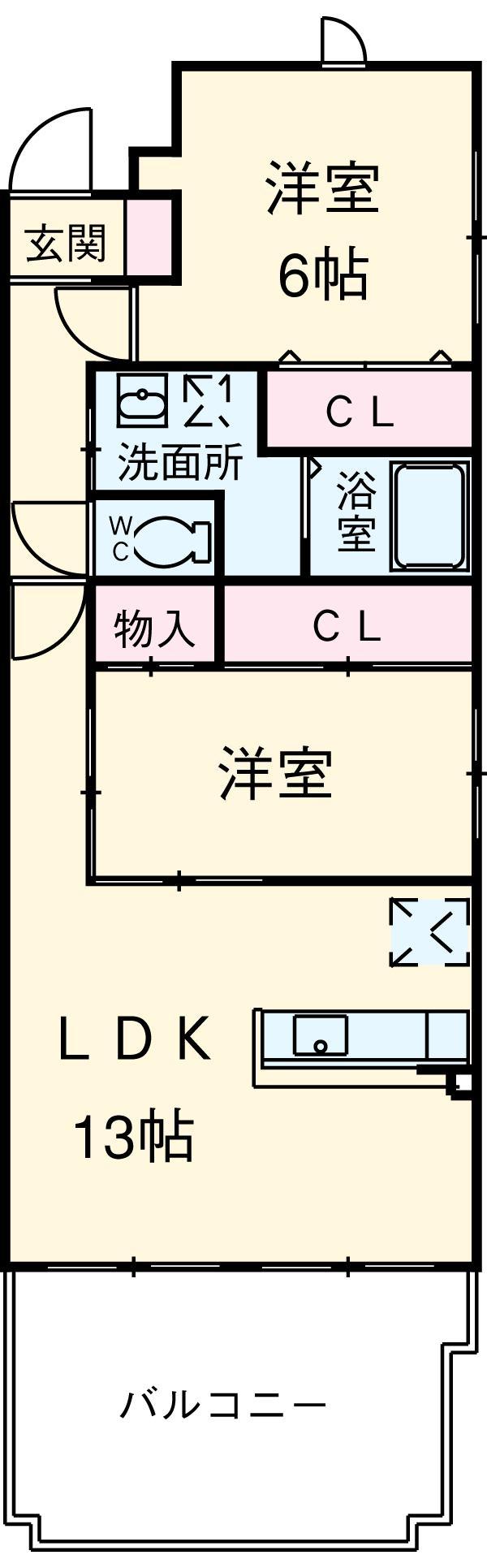 パレットの間取り