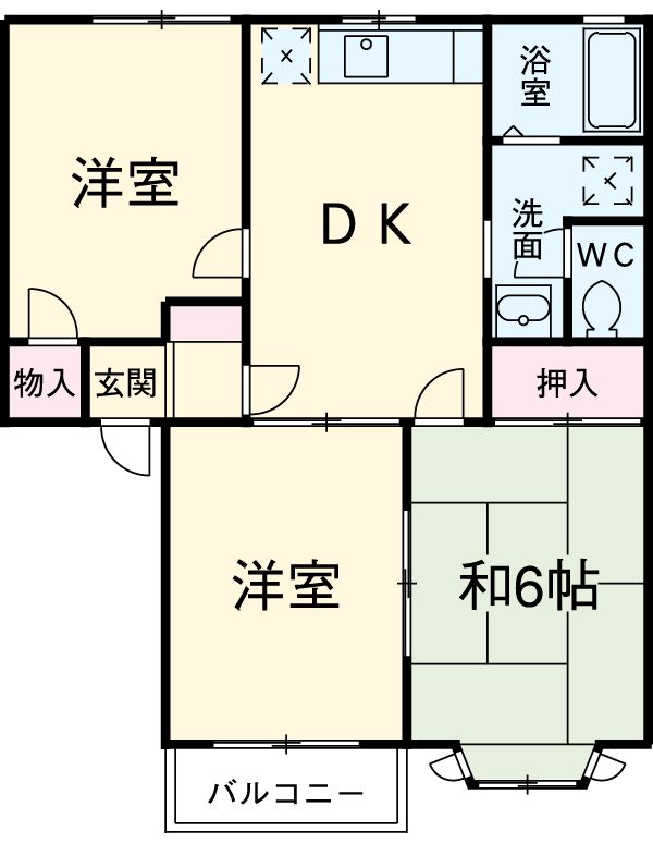 トルースヒルズITM J棟の間取り