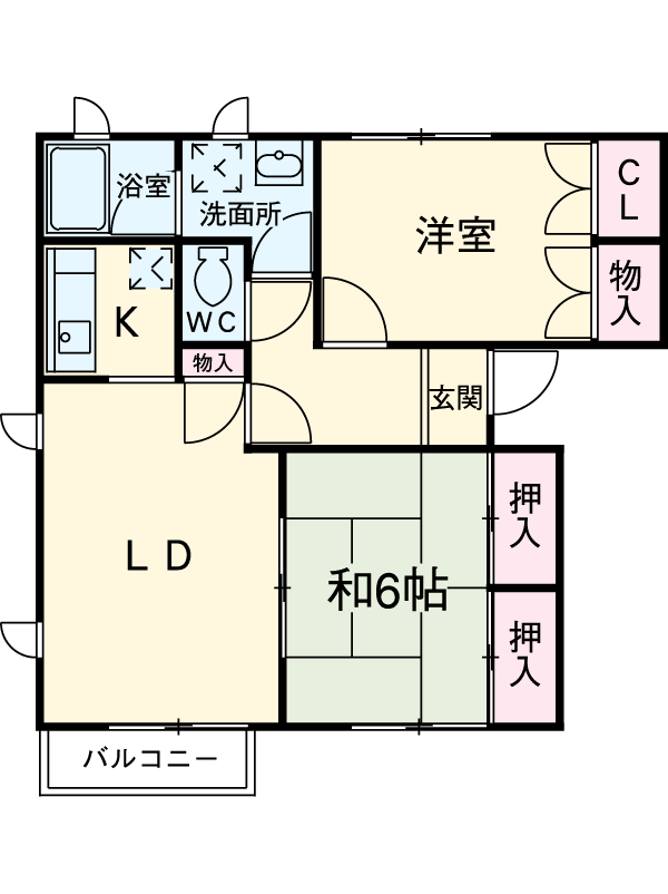 トルースヒルズITM M棟の間取り