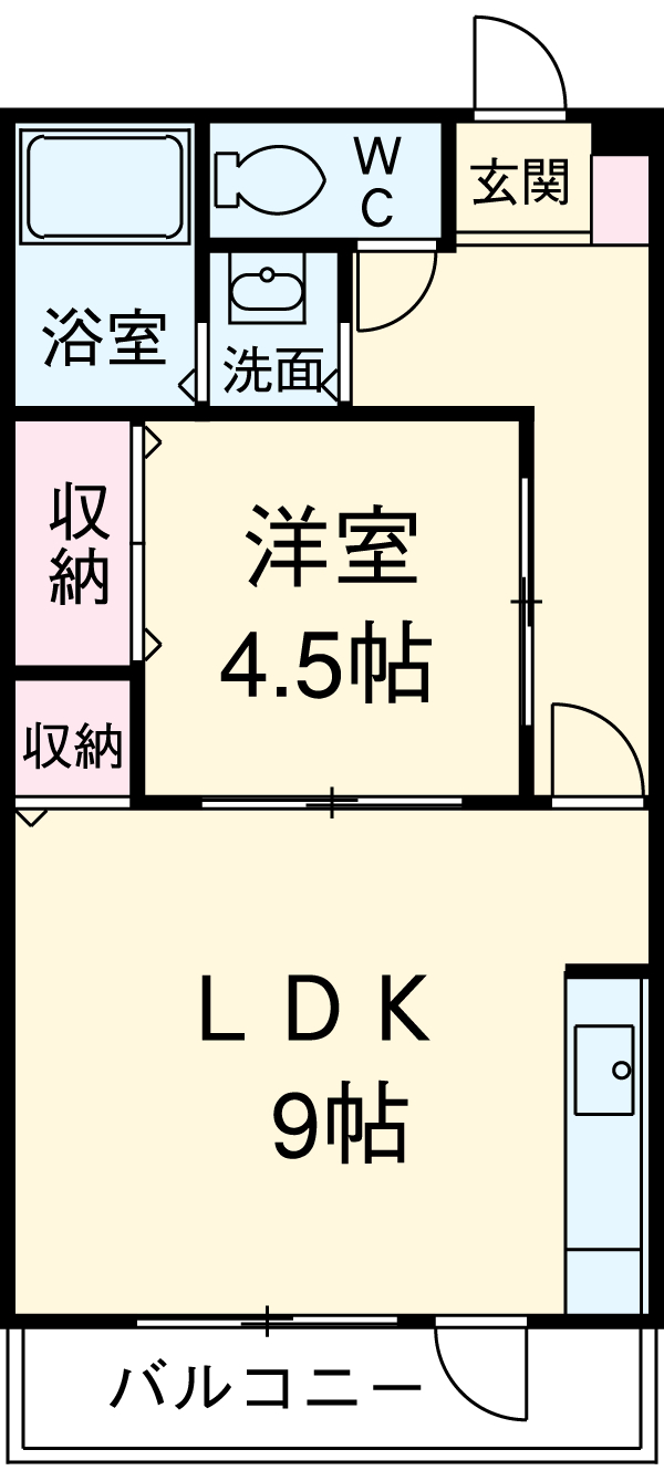 貝沼ビルの間取り