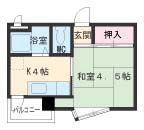 堀田中駒ビルの間取り