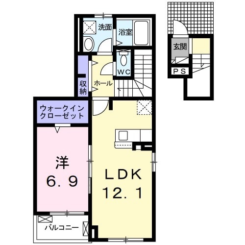 ラ サクラーレⅡの間取り