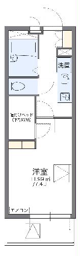 レオパレス嵯峨野の間取り