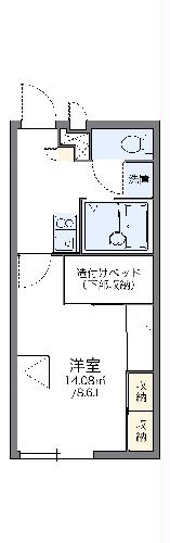 レオパレス千代崎Aの間取り