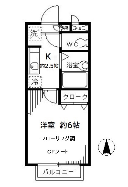 デザインコートTKの間取り