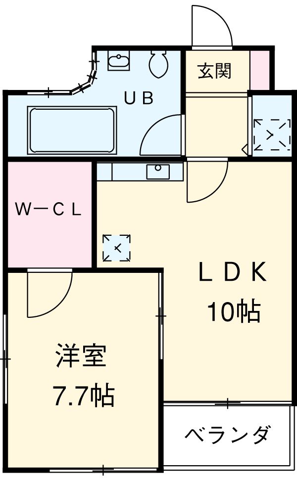 レインボーピア原の間取り