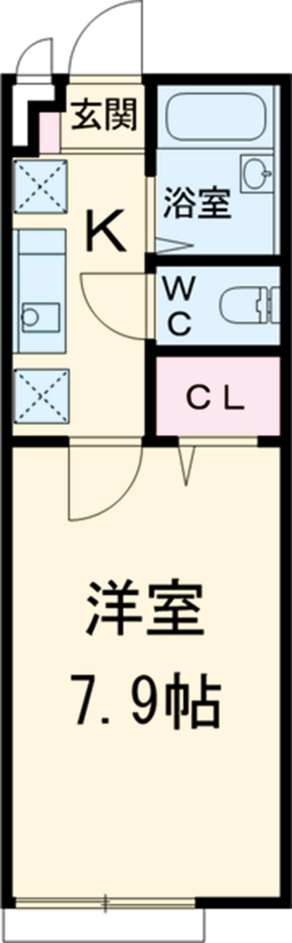 アムールプルミエ B棟の間取り