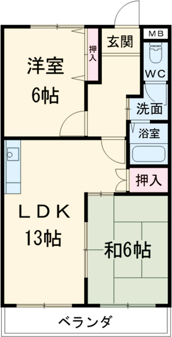 メゾン池場の間取り