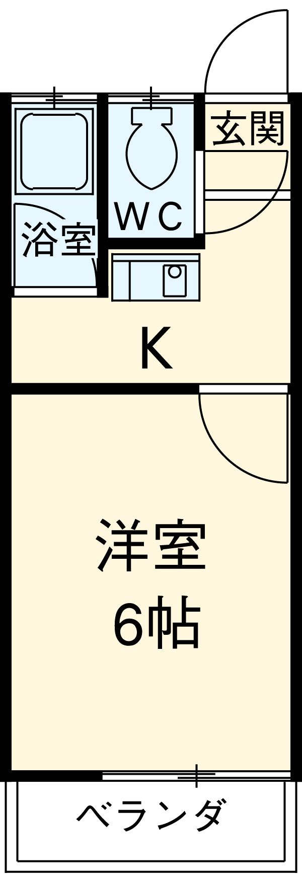 高砂ビレッジの間取り