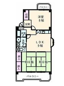 七反田ハイツの間取り
