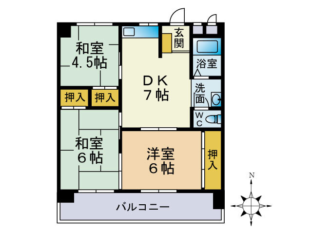 第3堺ビルの間取り