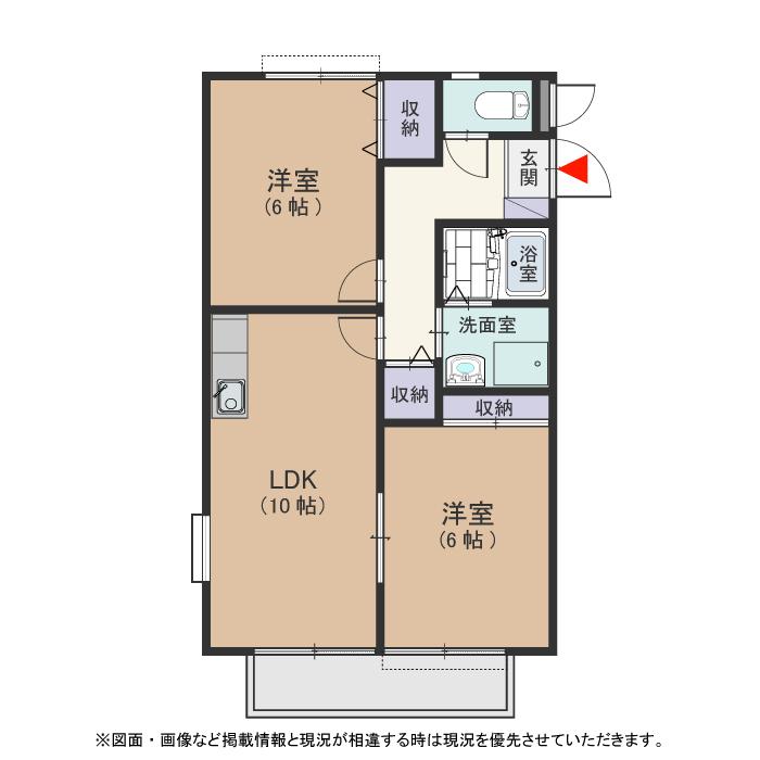 ハニーネスト Cの間取り