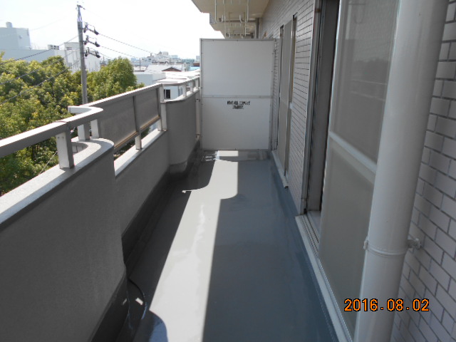 12/25 バルコニー