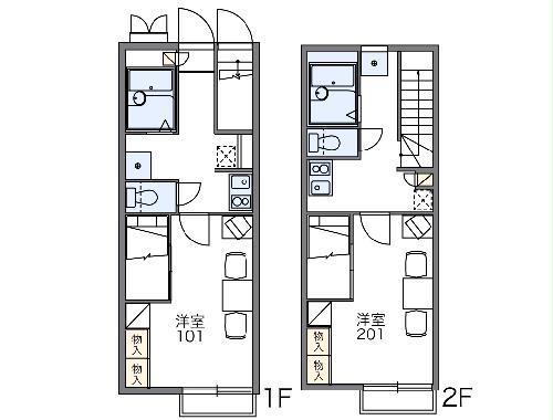 レオパレス豊の間取り