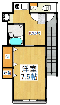 第七泉荘の間取り