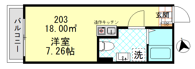 Air Courtの間取り