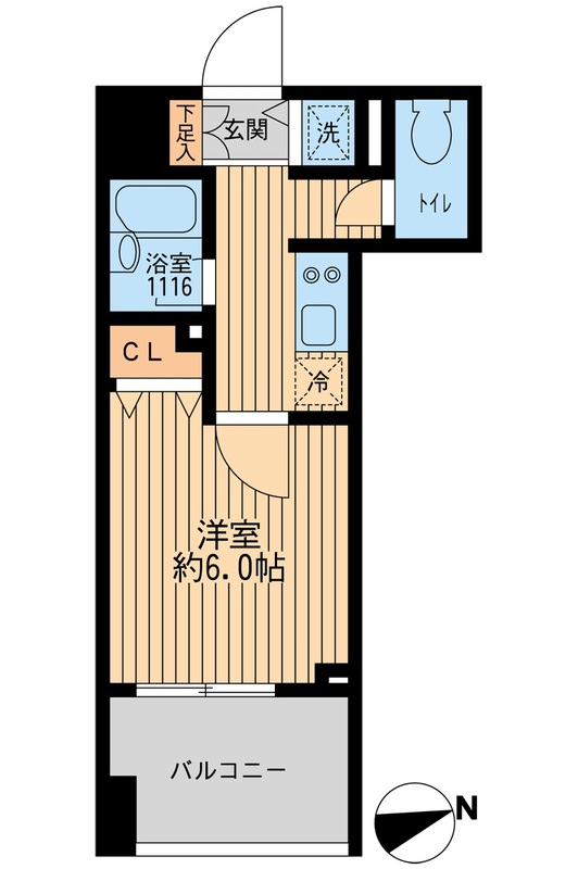 クリオ戸越銀座壱番館の間取り