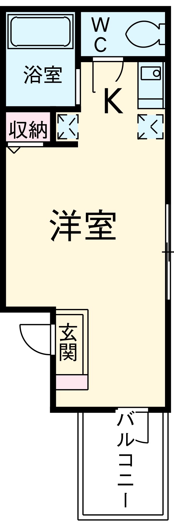 ブロリー大宮の間取り
